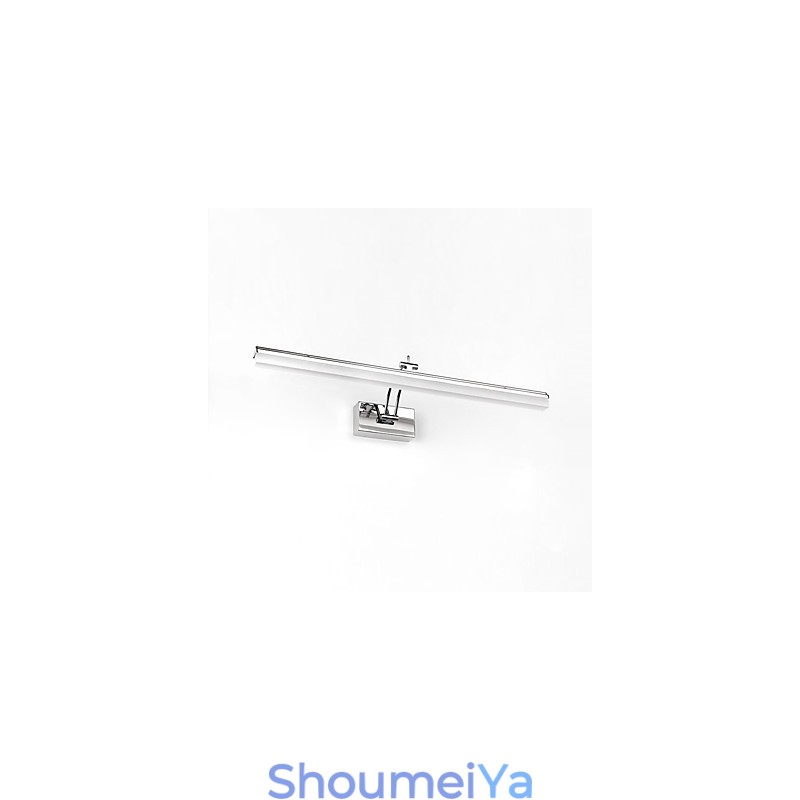 モダンで現代的なクローム機能を備えたアンビエントライトバスルーム照明ウォールライト