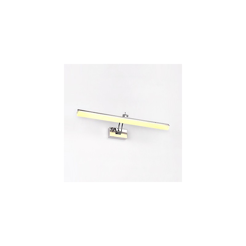 モダンで現代的なクローム機能を備えたアンビエントライトバスルーム照明ウォールライト