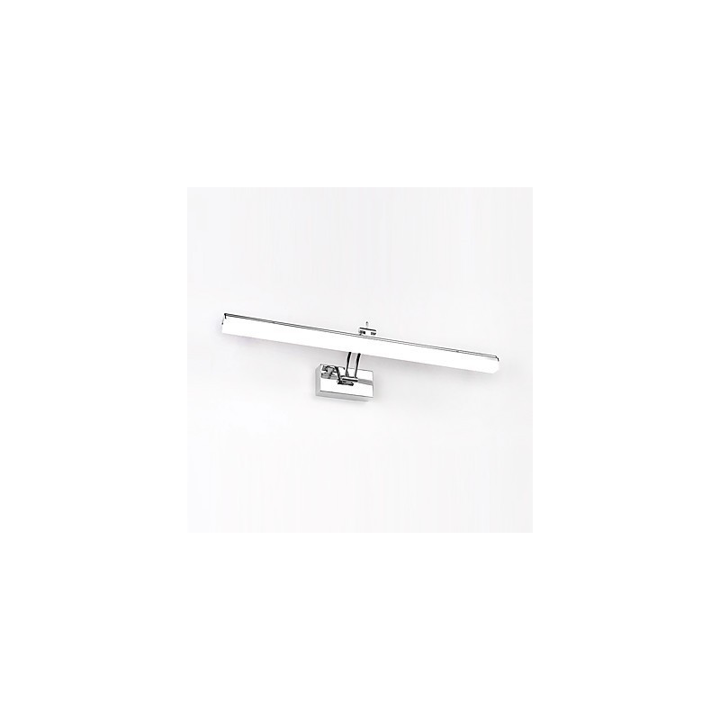 モダンで現代的なクローム機能を備えたアンビエントライトバスルーム照明ウォールライト