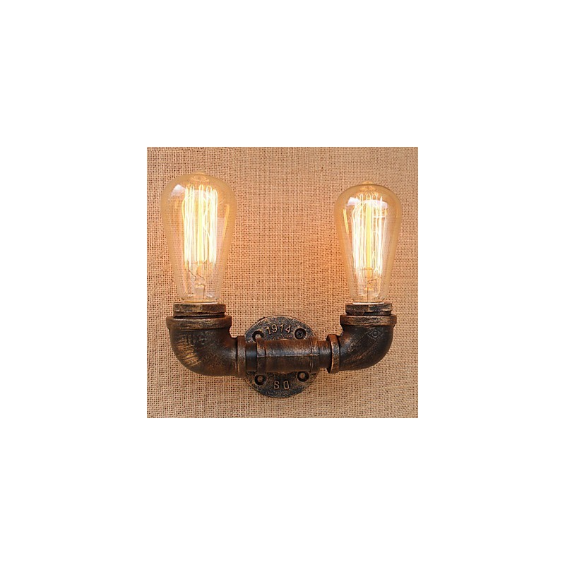 ミニスタイルのアンビエントライト壁取り付け用燭台壁ライトのカントリーレトロペインティング機能