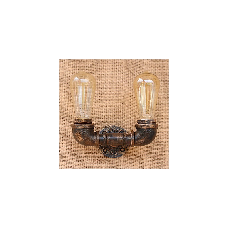 ミニスタイルのアンビエントライト壁取り付け用燭台壁ライトのカントリーレトロペインティング機能