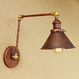 壁取り付け用燭台 真鍮 ヴィンテージ インダストリアル 壁ランプ ライト ホーム照明 屋内装飾 壁取り付け用燭台