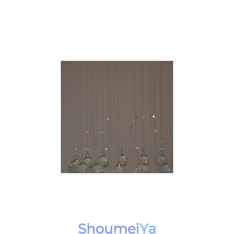 伝統的なクラシッククリスタルクロームメタルフラッシュマウント