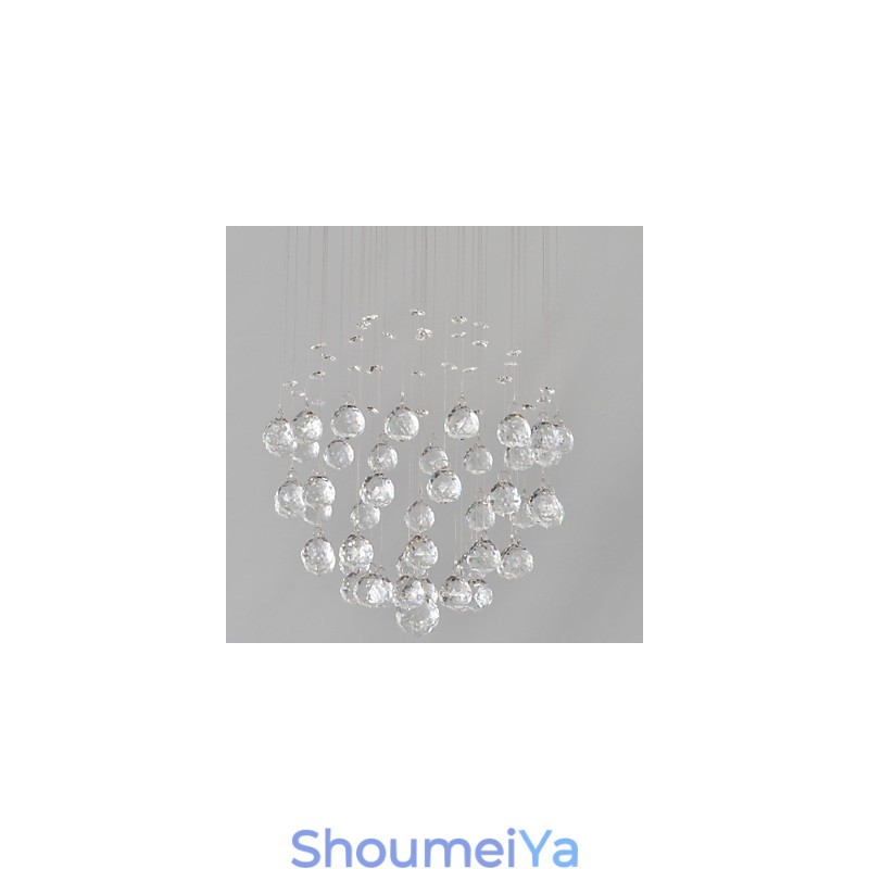 伝統的なクラシッククリスタルクロームメタルフラッシュマウント