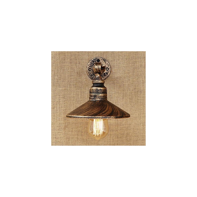 インダストリアルスタイル 北欧 水道管 壁ランプ 壁 ライトブラウン 古代