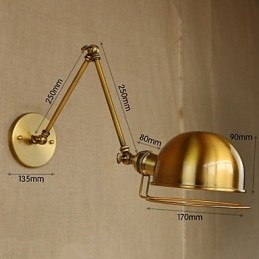 インダストリアル レトロ ヨーロピアン スタイル ビレッジ キャラクター 照明 装飾 ウォール ランプ アイアン アーム