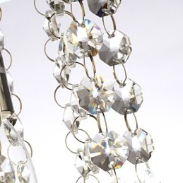 モダン コンテンポラリー トラディショナル クラシック カントリー クリスタル ミニスタイル クロームクリスタル フラッシュマウント