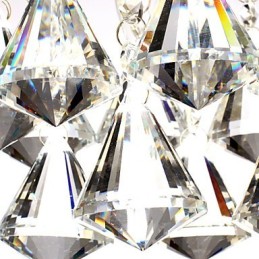 モダン コンテンポラリー トラディショナル クラシック カントリー クリスタル ミニスタイル クロームクリスタル フラッシュマウント