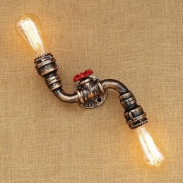 素朴なロッジカントリー真鍮製ミニスタイルアンビエントライト壁取り付け用燭台壁ライト