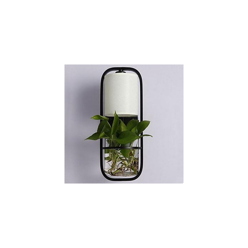 モダンな鉄製のクリエイティブな鉢植え植物ガラス製ウォールランプ モダンな鉄製のクリエイティブな鉢植え植物ガラス製ウォールランプ
