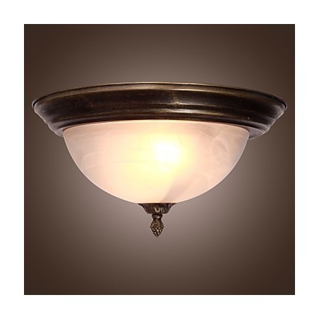 アンティーク調フラッシュマウント 2灯