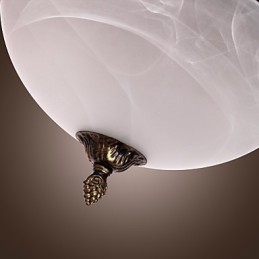 アンティーク調フラッシュマウント 2灯