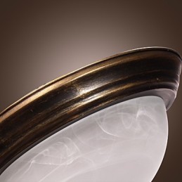 アンティーク調フラッシュマウント 2灯