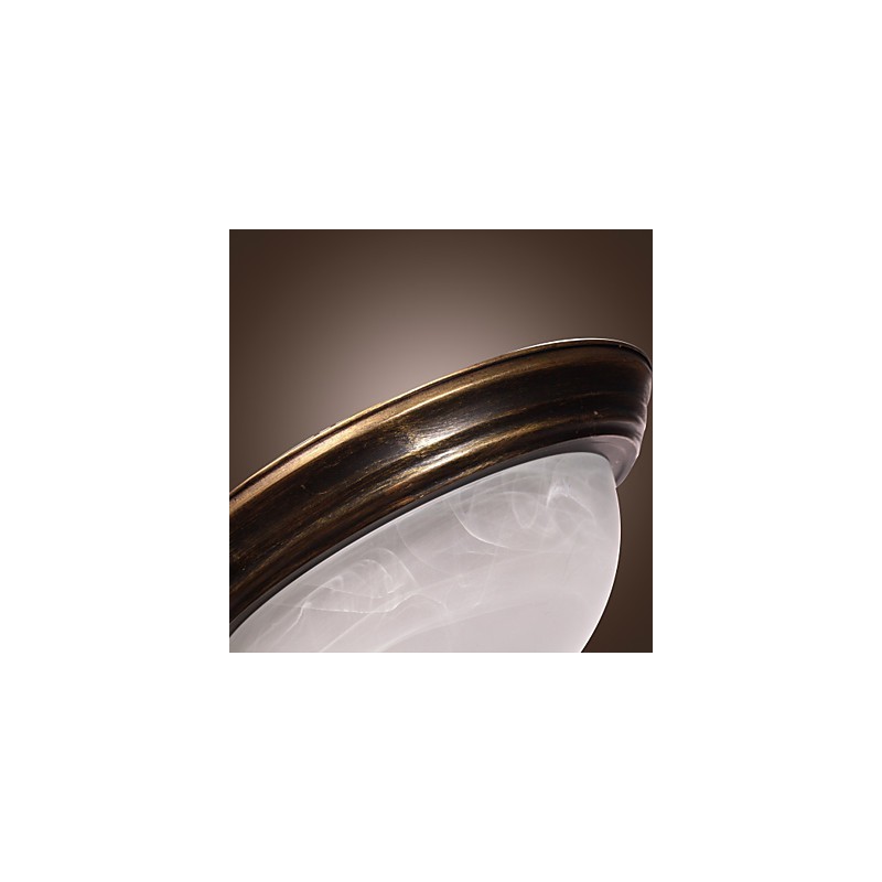 アンティーク調フラッシュマウント 2灯