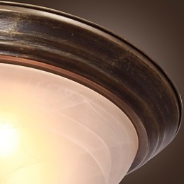 アンティーク調フラッシュマウント 2灯