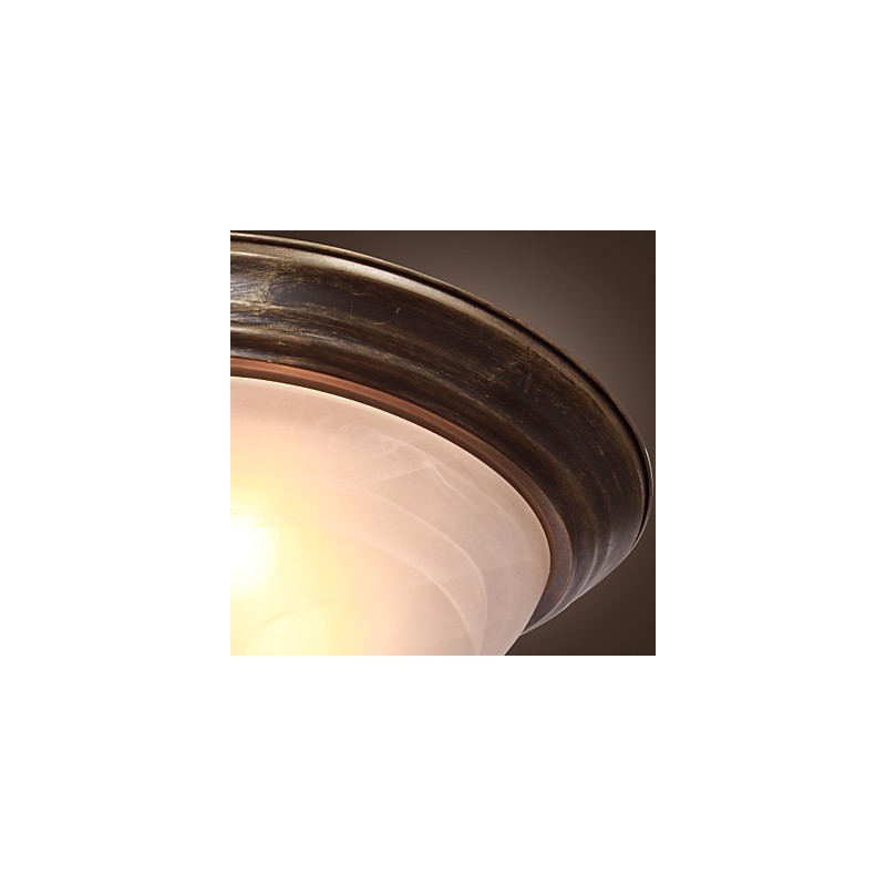 アンティーク調フラッシュマウント 2灯