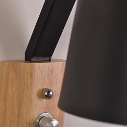 モダンで現代的なカントリーブラックオキサイド仕上げのダウンライトウォールスコンセウォールライト