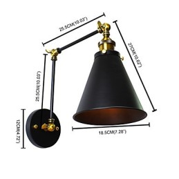 素朴なロッジの伝統的なクラシックな絵画の特徴ダウンライトの壁ライトの壁ライト