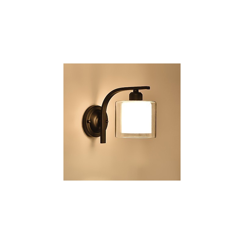 カントリーモダンコンテンポラリーミニスタイルの目の保護アンビエントライト壁取り付け用燭台壁ライト