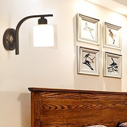 カントリーモダンコンテンポラリーミニスタイルの目の保護アンビエントライト壁取り付け用燭台壁ライト