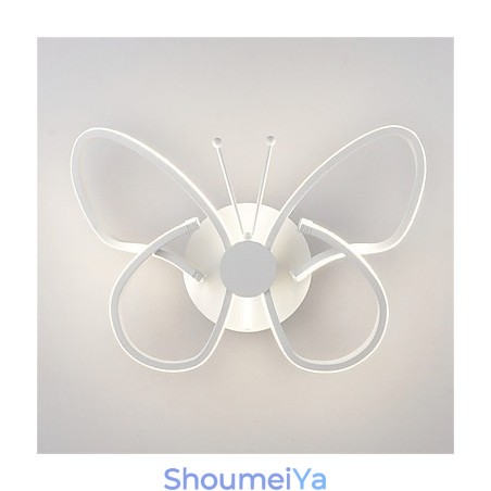 モダンな壁掛けライト 蝶の形 クリエイティブ メタル アクリル リビングルーム 廊下 寝室 ホテルの部屋 ベッドサイドランプ