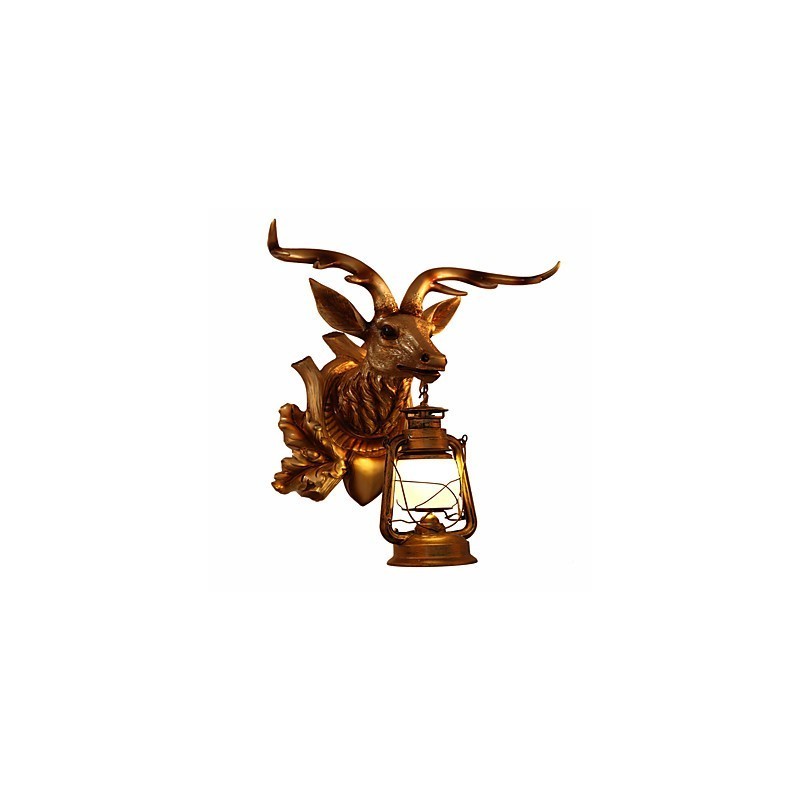 ミニスタイルのアンビエントライトのためのモダンで現代的な伝統的クラシックな素朴なロッジの絵画の特徴