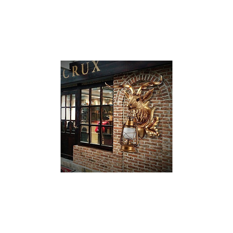 ミニスタイルのアンビエントライトのためのモダンで現代的な伝統的クラシックな素朴なロッジの絵画の特徴