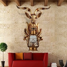 ミニスタイルのアンビエントライトのためのモダンで現代的な伝統的クラシックな素朴なロッジの絵画の特徴