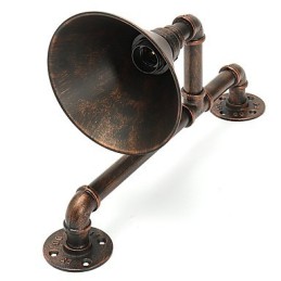 水道管壁ライト レトロ インダストリアル スタイル クリエイティブ カントリー メタル レストラン カフェ バー バー テーブル 壁取り付け用燭台