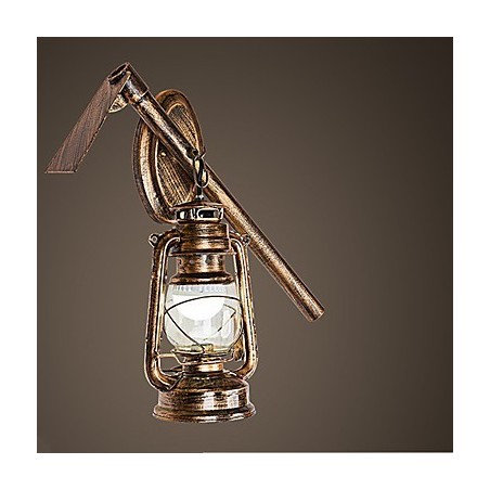 ミニスタイルのアップライトウォールスコンセウォールライトCの素朴なロッジペイント機能