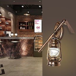 ミニスタイルのアップライトウォールスコンセウォールライトCの素朴なロッジペイント機能