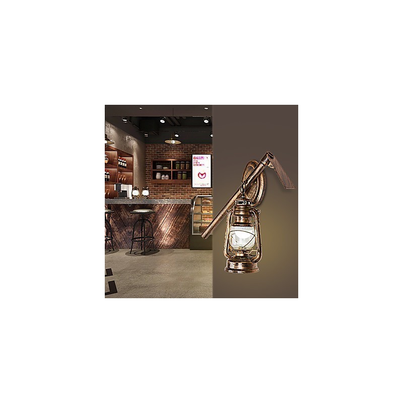 ミニスタイルのアップライトウォールスコンセウォールライトCの素朴なロッジペイント機能