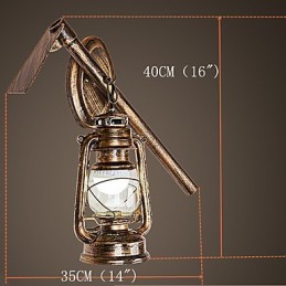 ミニスタイルのアップライトウォールスコンセウォールライトCの素朴なロッジペイント機能