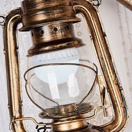 ミニスタイルのアップライトウォールスコンセウォールライトCの素朴なロッジペイント機能