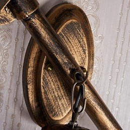 ミニスタイルのアップライトウォールスコンセウォールライトCの素朴なロッジペイント機能