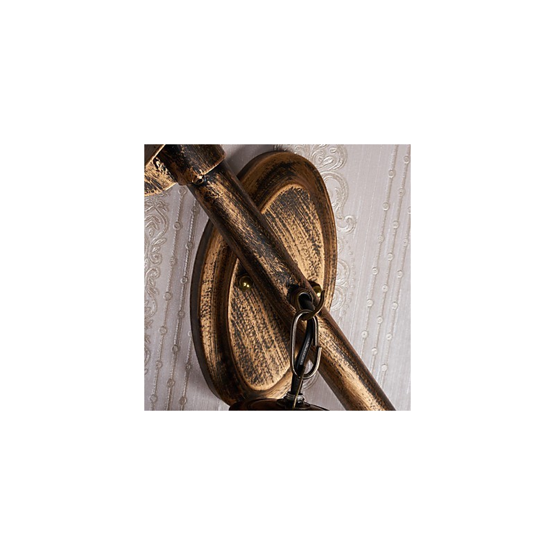 ミニスタイルのアップライトウォールスコンセウォールライトCの素朴なロッジペイント機能