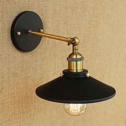 ミニスタイルのアンビエントライト壁取り付け用燭台壁ライトのカントリーレトロペインティング機能