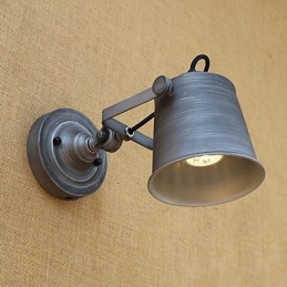 ミニスタイルの目の保護アンビエントライトウォールのための素朴なロッジカントリーレトロペインティング機能