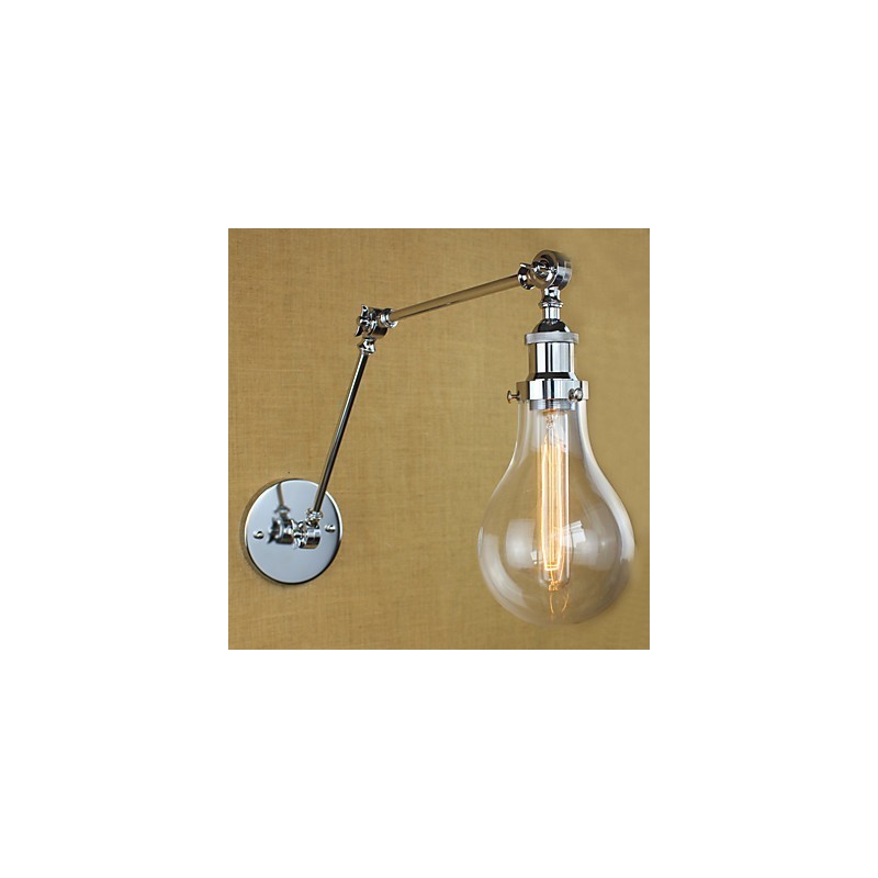 カントリーレトロ電気メッキ機能、ミニスタイルの目の保護スイングアームライト