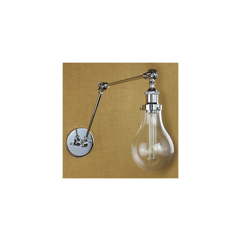 カントリーレトロ電気メッキ機能、ミニスタイルの目の保護スイングアームライト