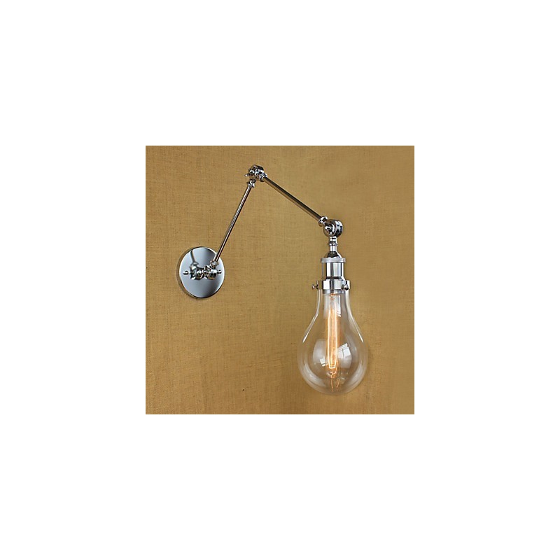 カントリーレトロ電気メッキ機能、ミニスタイルの目の保護スイングアームライト