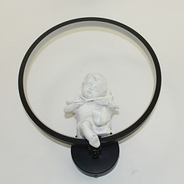 ウォールランプ モダン クリエイティブ パーソナリティ ランプ デザイナー エンジェル デコレーション ランプ アルミニウム 一体型 廊下 ウォールランプ