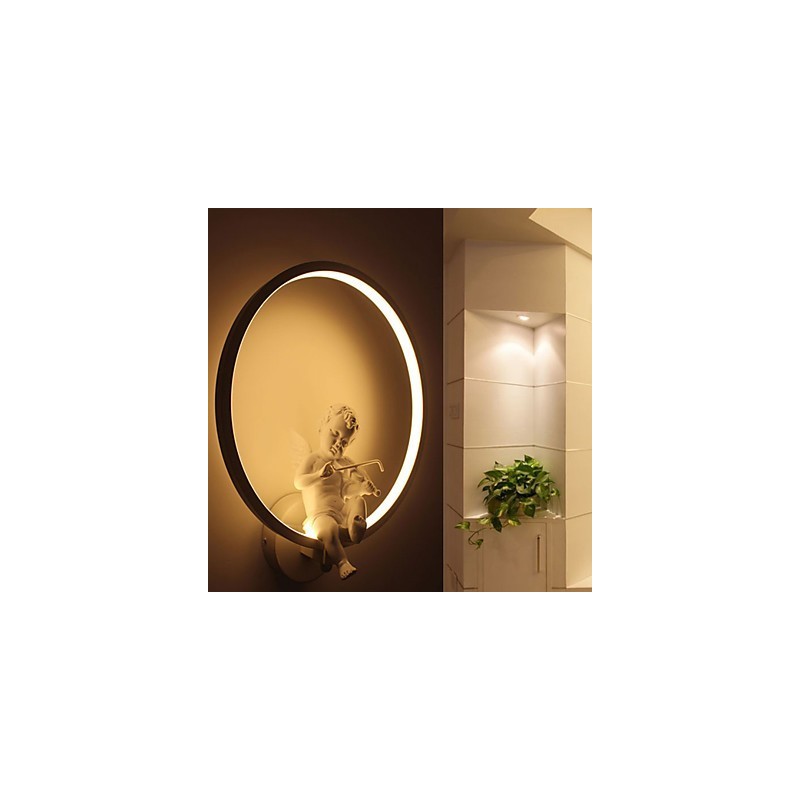 ウォールランプ モダン クリエイティブ パーソナリティ ランプ デザイナー エンジェル デコレーション ランプ アルミニウム 一体型 廊下 ウォールランプ