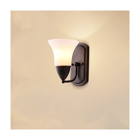 素朴なロッジブラックオキサイド仕上げ、目の保護機能、アンビエントライト、壁取り付け用燭台、壁ライト