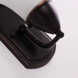 素朴なロッジブラックオキサイド仕上げ、目の保護機能、アンビエントライト、壁取り付け用燭台、壁ライト