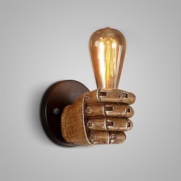 ロフトインダストリアルカフェウォールランプ樹脂ウォールランプロッジアンティークヴィンテージレトロペイント機能ミニスタイルアンビエントライトウォールスコンセウォールライト