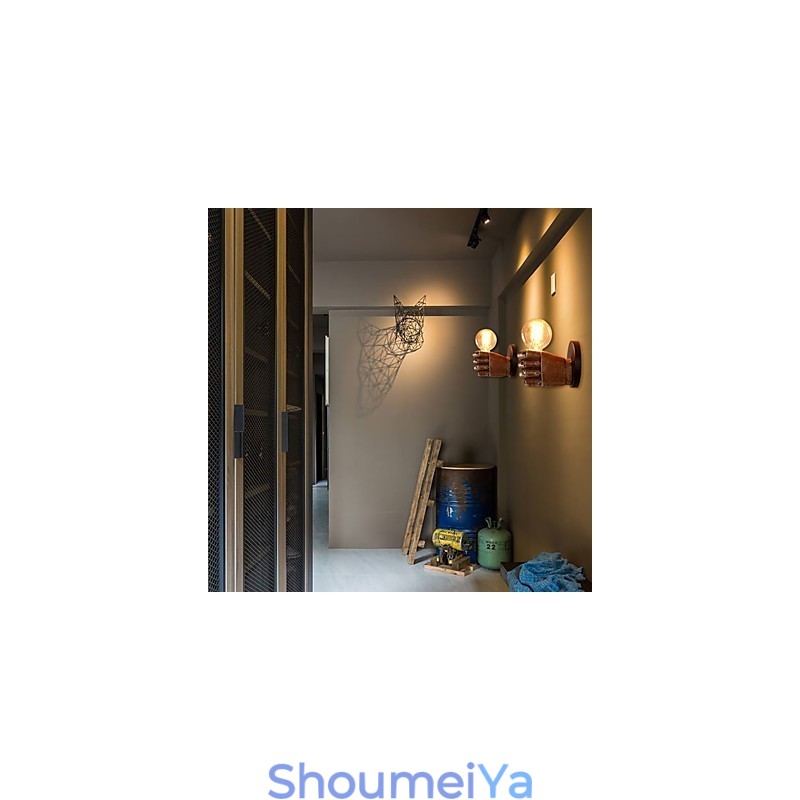 ロフトインダストリアルカフェウォールランプ樹脂ウォールランプロッジアンティークヴィンテージレトロペイント機能ミニスタイルアンビエントライトウォールスコンセウォールライト