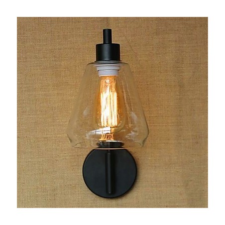 スイングアームアンビエントライト用の素朴なロッジカントリーブラックオキサイド仕上げ