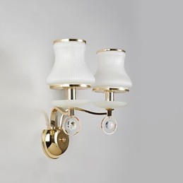 クリスタルアンビエントライトウォールスコンセウォールライト用のモダンで現代的な電気メッキ機能