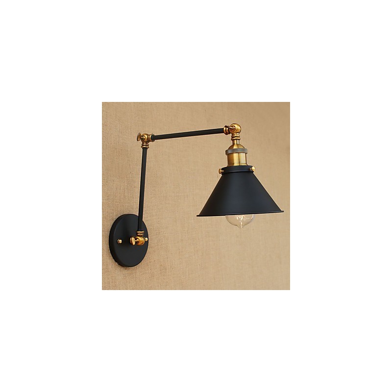 壁取り付け用燭台 真鍮 ヴィンテージ インダストリアル 壁ランプ ライト ホーム照明 屋内装飾 壁取り付け用燭台